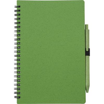 Image of Wheat Straw Notebook with Pen