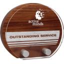 Image of Real Wood Sunrise Award with Acrylic Front Plate