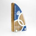 Image of Shaped Bamboo Award with Acrylic Front