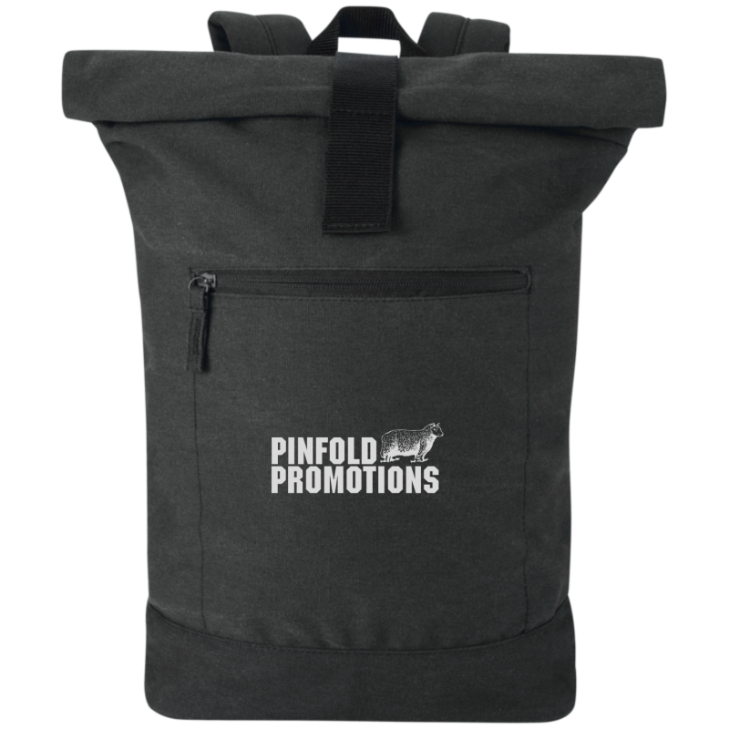 Image of Recanvas 14” GRS recycled rolltop backpack 16L 